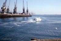 Sidewall craft departing Ramsgate